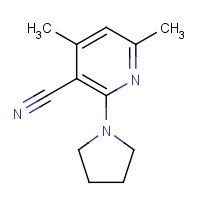 693254-24-9 4,6-Dimethyl-2-pyrrolidin-1-ylnicotinonitrile chemical structure