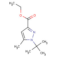519056-54-3 Ethyl 1-tert-butyl-5-methyl-1H-pyrazole-3-carboxylate chemical structure