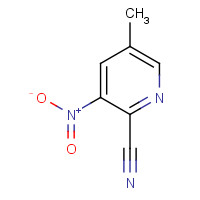 1089330-68-6 5-Methyl-3-nitro-pyridine-2-carbonitrile chemical structure