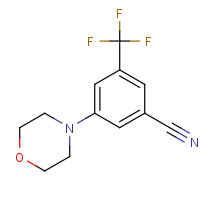 220954-14-3 3-Morpholin-4-yl-5-trifluoromethyl-benzonitrile chemical structure