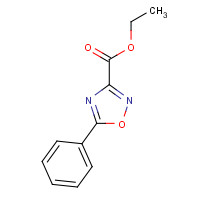 37384-62-6 5-Phenyl-[1,2,4]oxadiazole-3-carboxylic acid ethyl ester chemical structure