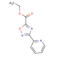 163719-76-4 3-Pyridin-2-yl-[1,2,4]oxadiazole-5-carboxylic acid ethyl ester chemical structure