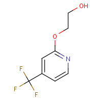 257295-59-3 2-(4-Trifluoromethyl-pyridin-2-yloxy)-ethanol chemical structure