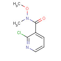 488149-34-4 2-Chloro-N-methoxy-N-methylpyridine-3-carboxamide chemical structure