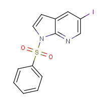 1227268-94-1 1-Benzenesulfonyl-5-iodo-1H-pyrrolo[2,3-b]pyridine chemical structure