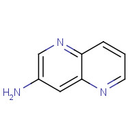 14756-77-5 1,5-Naphthyridin-3-amine chemical structure
