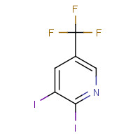 1227599-67-8 2,3-Diiodo-5-(trifluoromethyl)pyridine chemical structure