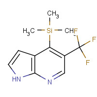 1261365-59-6 5-(Trifluoromethyl)-4-(trimethylsilyl)-1H-pyrrolo[2,3-b]pyridine chemical structure