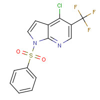 1196507-57-9 4-Chloro-1-(phenylsulfonyl)-5-(trifluoromethyl)-1H-pyrrolo[2,3-b]pyridine chemical structure