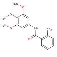 20878-51-7 2-Amino-N-(3,4,5-trimethoxyphenyl)benzamide chemical structure