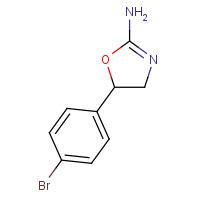 10145-39-8 5-(4-Bromophenyl)-4,5-dihydro-1,3-oxazol-2-amine chemical structure