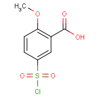 51904-91-7 5-Chlorosulfonyl-2-methoxybenzoic acid chemical structure