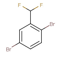 1214383-36-4 1,4-Dibromo-2-(difluoromethyl)benzene chemical structure
