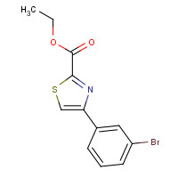 871673-11-9 Ethyl 4-(3-bromophenyl)-1,3-thiazole-2-carboxylate chemical structure
