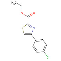 75680-91-0 Ethyl 4-(4-chlorophenyl)-1,3-thiazole-2-carboxylate chemical structure