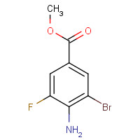 1123171-91-4 Methyl 4-amino-3-bromo-5-fluorobenzoate chemical structure