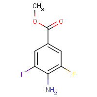 1123172-01-9 Methyl 4-amino-3-fluoro-5-iodobenzoate chemical structure