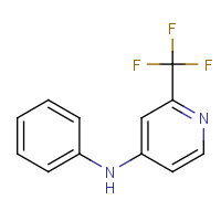 234112-18-6 N-Phenyl-2-(trifluoromethyl)pyridin-4-amine chemical structure