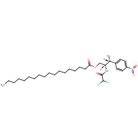 16255-48-4 2-[(Dichloroacetyl)amino]-3-hydroxy-3-(4-nitrophenyl)propyl stearate chemical structure