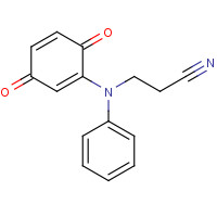 33253-67-7 3-[(3,6-Dioxo-1,4-cyclohexadien-1-yl)(phenyl)-amino]propanenitrile chemical structure