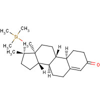 77572-72-6 17-Methyl-17-[(trimethylsilyl)oxy]estr-4-en-3-one chemical structure
