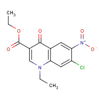 70186-33-3 Ethyl 7-chloro-1-ethyl-6-nitro-4-oxo-1,4-dihydro-3-quinolinecarboxylate chemical structure