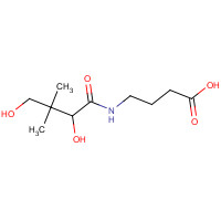 18679-90-8 4-[(2,4-Dihydroxy-3,3-dimethylbutanoyl)amino]-butanoic acid chemical structure
