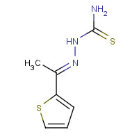 5351-71-3 1-(2-Thienyl)ethanone thiosemicarbazone chemical structure