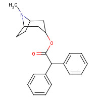 6878-98-4 8-Methyl-8-azabicyclo[3.2.1]oct-3-yl diphenylacetate chemical structure
