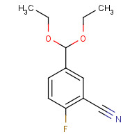 1176161-37-7 5-(Diethoxymethyl)-2-fluorobenzonitrile chemical structure