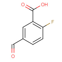 550363-85-4 2-Fluoro-5-formylbenzoic acid chemical structure