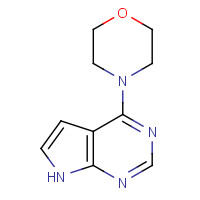 90870-83-0 4-{7H-Pyrrolo[2,3-d]pyrimidin-4-yl}morpholine chemical structure