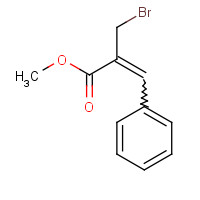 53059-43-1 2-Propenoic acid, 2-(bromomethyl)-3-phenyl-, methyl ester chemical structure