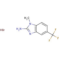 945023-32-5 1-Methyl-5-(trifluoromethyl)-1H-benzimidazol-2-amine hydrobromide chemical structure