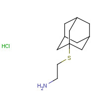 30771-87-0 [2-(1-Adamantylthio)ethyl]amine hydrochloride chemical structure