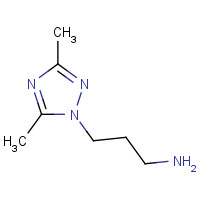 1060817-15-3 [3-(3,5-Dimethyl-1H-1,2,4-triazol-1-yl)propyl]-amine chemical structure