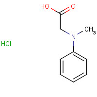 40643-55-8 N-Methyl-N-phenylglycine hydrochloride chemical structure
