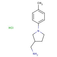 1017428-21-5 {[1-(4-Methylphenyl)pyrrolidin-3-yl]methyl}amine hydrochloride chemical structure