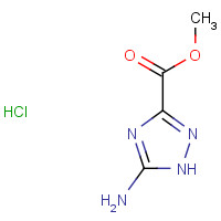 3641-14-3 Methyl 5-amino-1H-1,2,4-triazole-3-carboxylate hydrochloride chemical structure