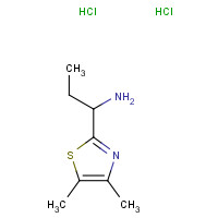 1017132-19-2 [1-(4,5-Dimethyl-1,3-thiazol-2-yl)propyl]amine dihydrochloride chemical structure