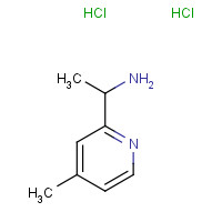 58088-63-4 [1-(4-Methylpyridin-2-yl)ethyl]amine dihydrochloride chemical structure