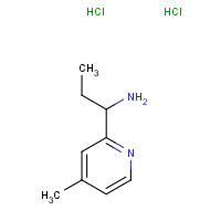 1158736-00-5 [1-(4-Methylpyridin-2-yl)propyl]amine dihydrochloride chemical structure