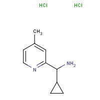 1203308-27-3 [Cyclopropyl(4-methylpyridin-2-yl)methyl]amine dihydrochloride chemical structure