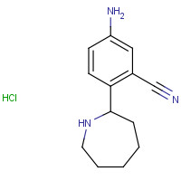 78252-09-2 5-Amino-2-azepan-1-ylbenzonitrile hydrochloride chemical structure