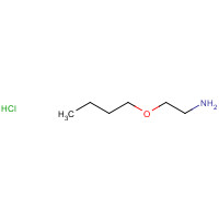 6338-52-9 (2-Butoxyethyl)amine hydrochloride chemical structure