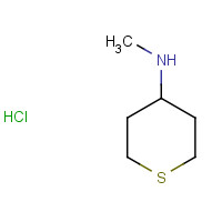 220640-14-2 N-Methyltetrahydro-2H-thiopyran-4-amine hydrochloride chemical structure