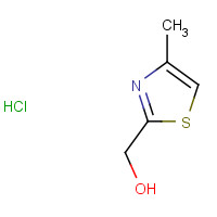 13750-63-5 (4-Methyl-1,3-thiazol-2-yl)methanol hydrochloride chemical structure