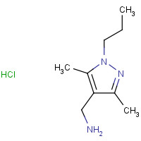 1006458-74-7 [(3,5-Dimethyl-1-propyl-1H-pyrazol-4-yl)methyl]-amine hydrochloride chemical structure