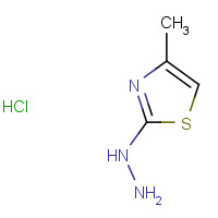 78886-45-0 2-Hydrazino-4-methyl-1,3-thiazole hydrochloride chemical structure