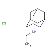 3717-44-0 N-Ethyladamantan-1-amine hydrochloride chemical structure